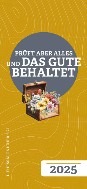 Prüft aber alles und das gute behaltet